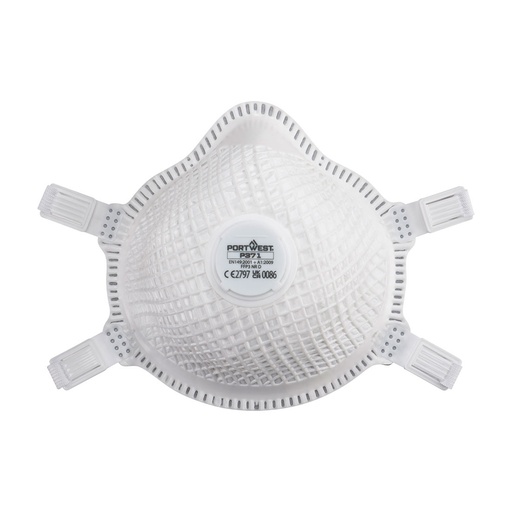 [PW-P371WHRTU] Masque FFP3 Ergonet à valve – boîte de 5 – Portwest P371