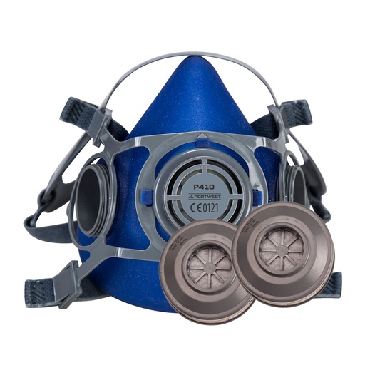 [PW-P418BLUM] Kit demi-masque Auckland avec filtres ABEK1P3 – Portwest P418