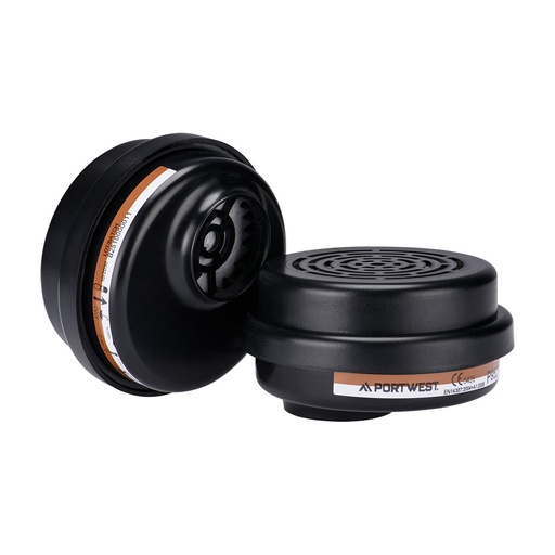 [PW-P952BKRTU] Filtres combinés A2P3 à baïonnette – lot de 4 – Portwest P952
