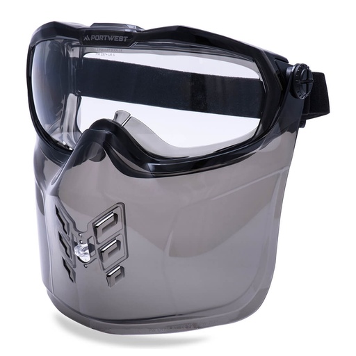 [PW-PS22CLRTU] Lunette-masque avec protège-visage – Portwest PS22
