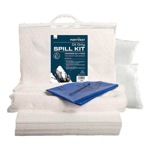 [PW-SM61WHRTU] Kit absorbant hydrocarbures 50 litres – Portwest SM61