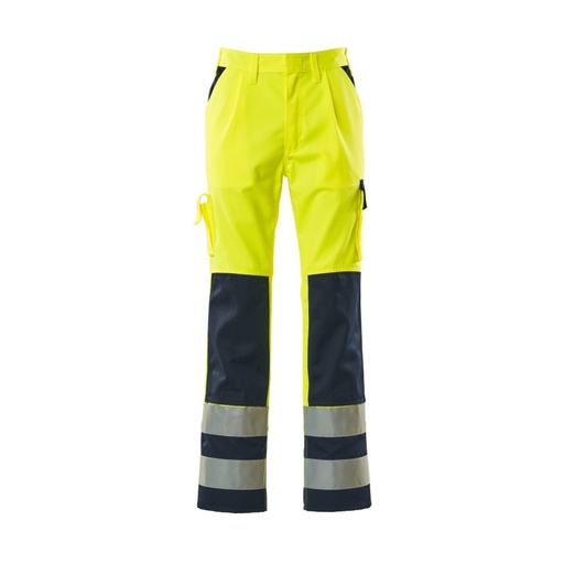 Pantalon haute visibilité à poches genouillères Olinda jaune – Mascot 07179-470