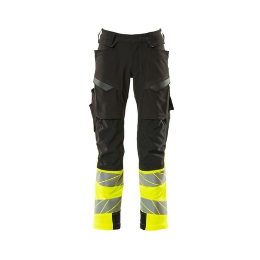 Pantalon haute visibilité classe 1 stretch à poches genouillères Accelerate Safe – Mascot 19179-511