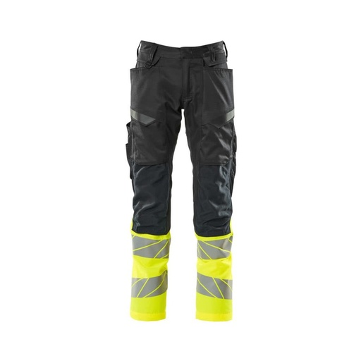 Pantalon haute visibilité classe 1 ripstop à poches genouillères Accelerate Safe – Mascot 19679-236