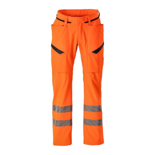 Pantalon haute visibilité orange stretch à poches cuisse Accelerate Safe – Mascot 24279-510