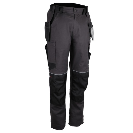 Pantalon de travail coton stretch noir/gris – Singer PARTO