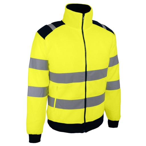 Veste polaire haute visibilité jaune/marine – Singer POLGA