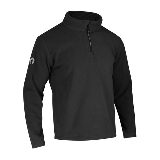Sweat polaire zippé 290 g/m² noir – Singer SWOIR