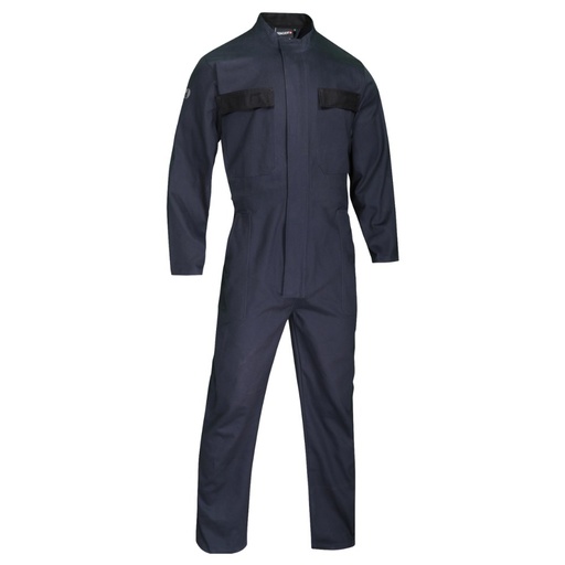 Combinaison de travail 100 % coton bleu encre/noir – Singer CAEN