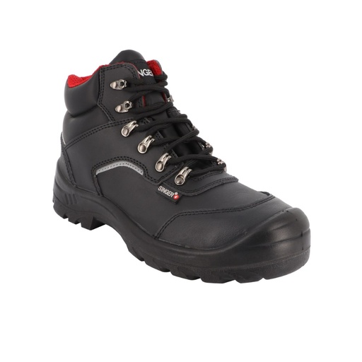 Chaussure de sécurité haute S3 cuir noir – Singer TRIESTE