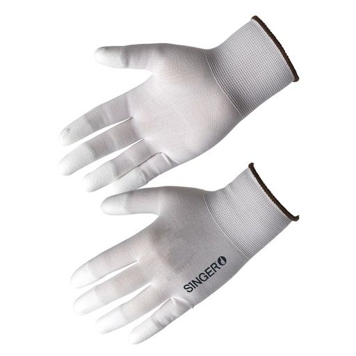 Gant polyester enduit PU bout de doigts (lot de 10 paires) – Singer NYM13F