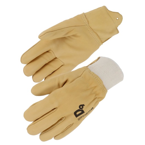 Gant fleur de bovin hydrofuge, entièrement doublé Kevlar® (lot de 10 paires) – Singer 50GHBBK