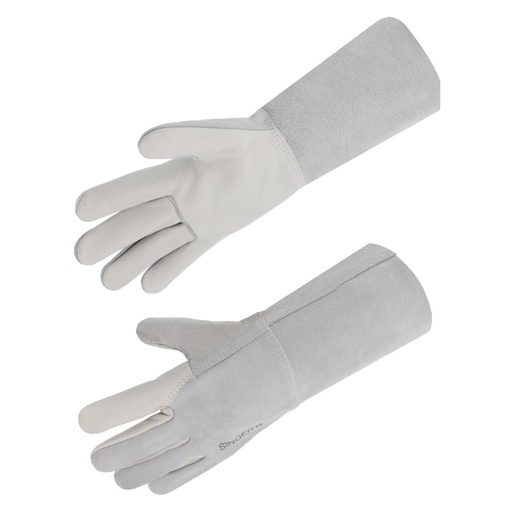 [SI-51GS15] Gant paume fleur bovin, dos croûte (lot de 10 paires) – Singer 51GS15