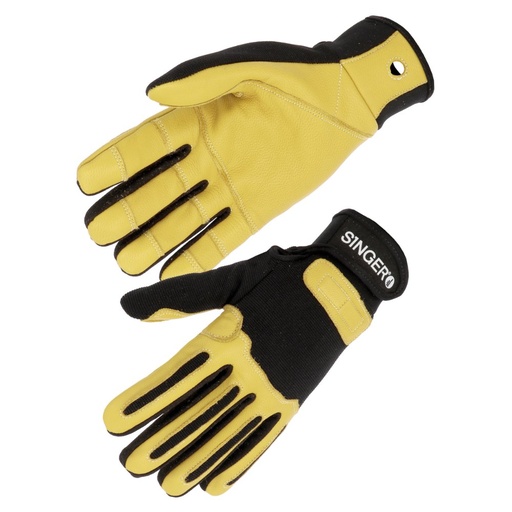 Gant paume fleur de chèvre avec renfort (lot de 10 paires) – Singer CORDIS