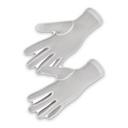 Gant nylon blanc coupé cousu, montage ville (lot de 10 paires) – Singer NY100