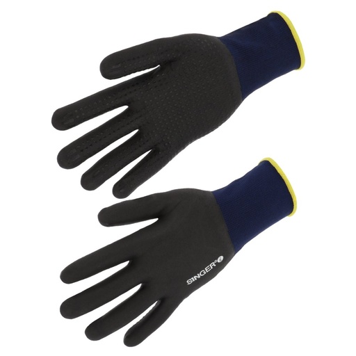 Gant nitrile mousse, tout enduit (lot de 10 paires) – Singer PER157