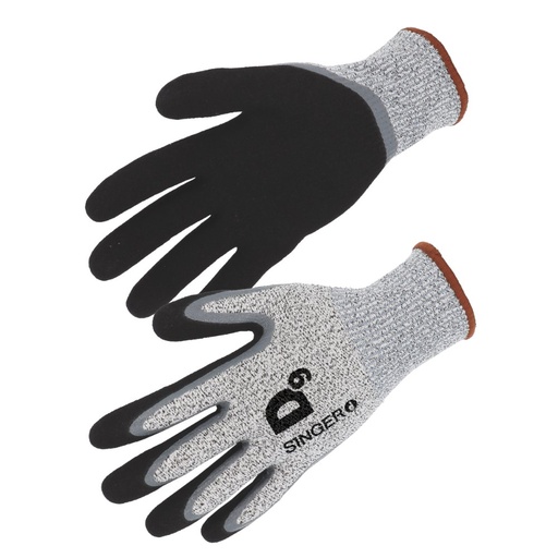 Gant PEHD, coupure D noir (lot de 10 paires) – Singer PHD500