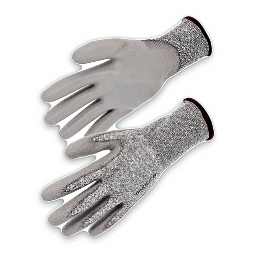Gant PEHD, coupure D blanc / gris (lot de 10 paires) – Singer PHS315PU