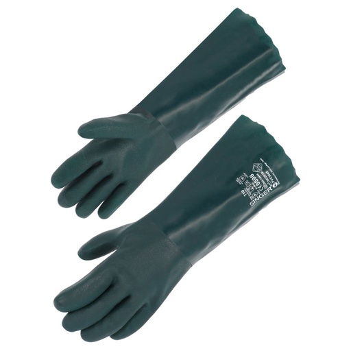 [SI-PVC304595] Gant chimique PVC double enduction 400 mm, type A (lot de 10 paires) – Singer PVC304595