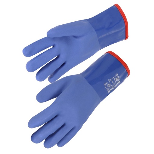 [SI-PVCKREM10] Gant P.V.C, triple enduction bleu (lot de 10 paires) – Singer PVCKREM10