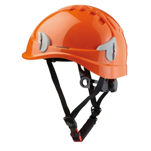 [SI-ALPINO] Casque monteur ventilé avec attaches pour lampe frontale orange – Singer ALPINO