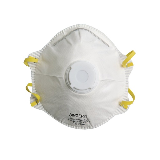 [SI-AUUM10VSL] Demi-masque classique, valve FFP1 (boîte de 10 pièces) – Singer AUUM10VSL