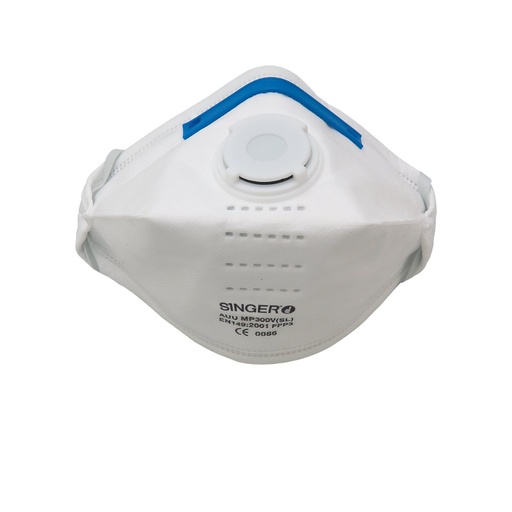 [SI-AUUMP300VSL] Demi-masque pliable, valve FFP3 (boîte de 20 pièces) – Singer AUUMP300VSL