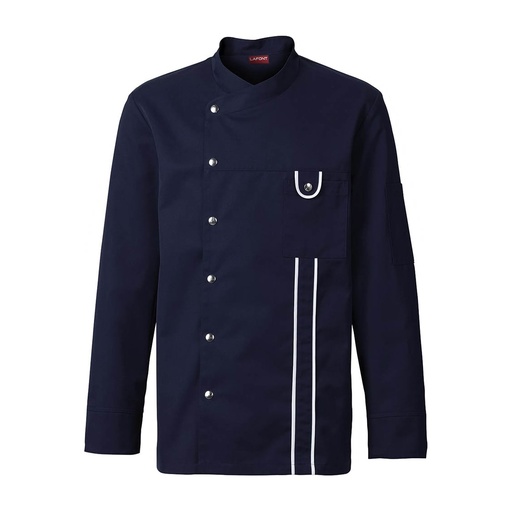 Veste de cuisine homme Aneth bleu marine