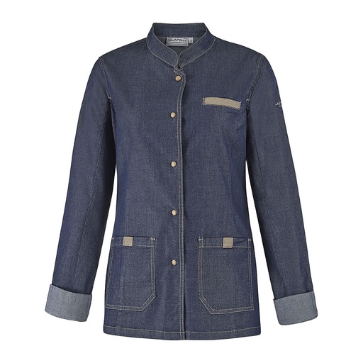 Veste de cuisine femme en jean Monge
