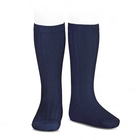 Chaussettes hautes cannelées