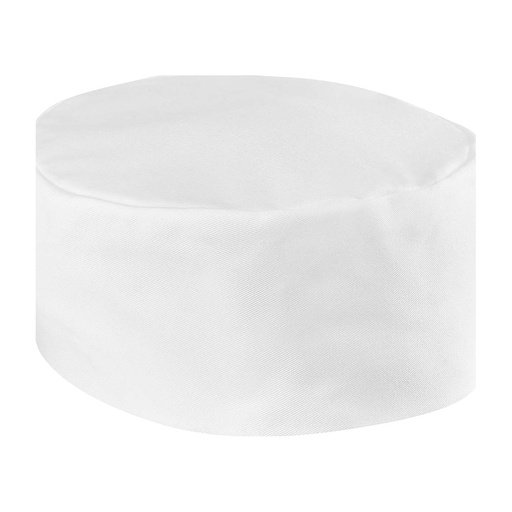 [LA-994NBC5-8-TAILLE UNIQUE] Calot de cuisine Furnace blanc coton