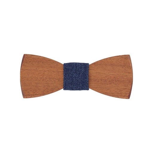 [LA-FOZ4-50-TAILLE UNIQUE] Nœud papillon en bois Wood