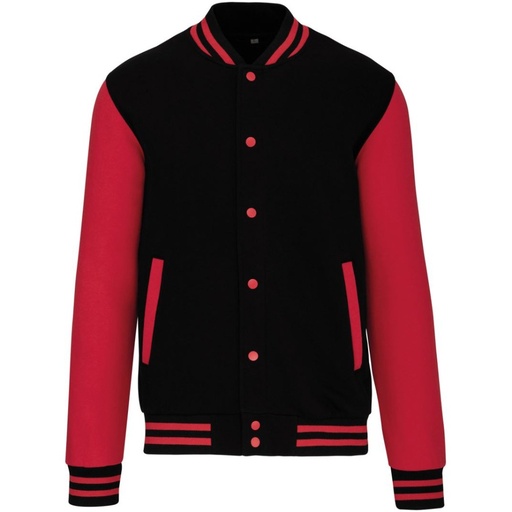Veste college « Teddy » unisexe – Kariban K497