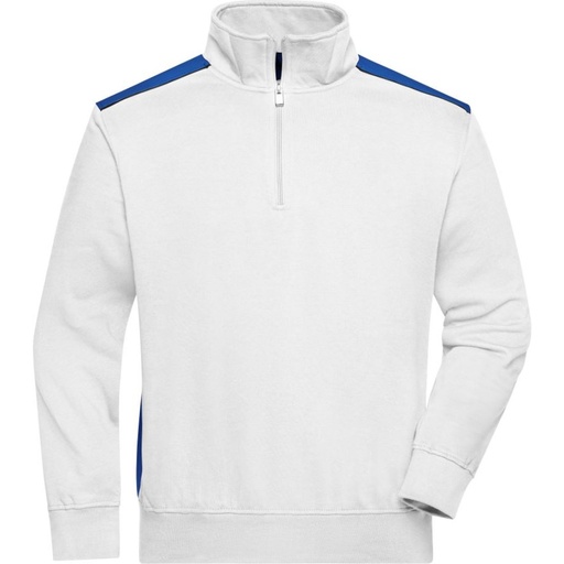 Sweat de travail bicolore col zippé – Daiber JN 868