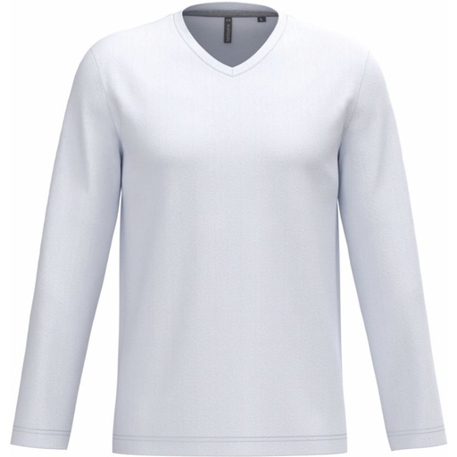 T-shirt col V manches longues – Kariban K358