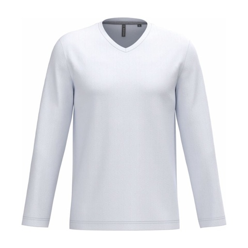 T-shirt col V manches longues – Kariban K358