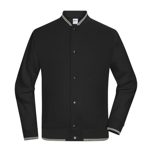 Veste college bio à pressions – Daiber 8044