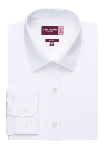 Chemise Pisa coton stretch slim Brook Taverner 7721
