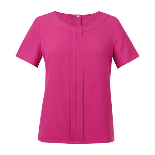 Blouse Verona crêpe de Chine manches courtes Brook Taverner 2280