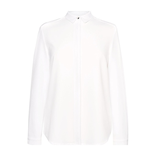 Chemisier Capri crêpe de Chine blanc Brook Taverner 2300