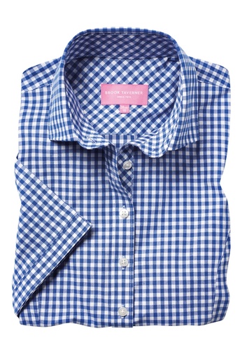 Chemisier Tulsa vichy manches courtes Brook Taverner 2322
