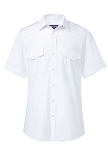 Chemise pilote Orion slim manches courtes Brook Taverner 7824