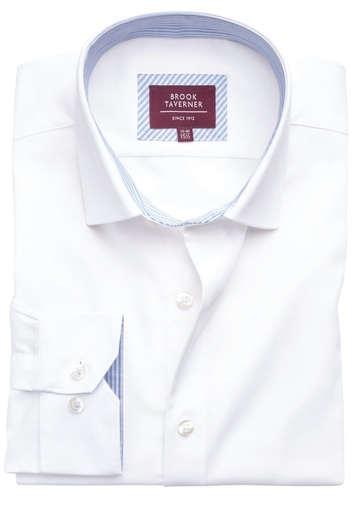 Chemise Reno Oxford stretch slim Brook Taverner 4436