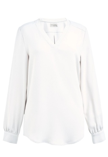Blouse Como col V crêpe de Chine Brook Taverner 2418