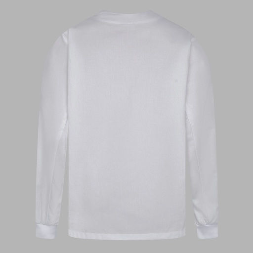Blouse sanitaire unisexe col v manches longues poignet acrylique – Gary's 608301