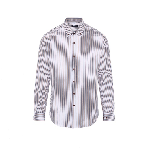 Chemise homme rayée bicolore slim fit Alessandro – Gary's 260035