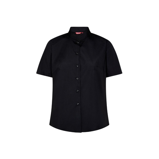 Blouse femme manches courtes col mao popeline – Gary's 288300