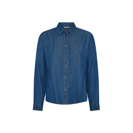 Chemise femme Valeria denim délavé – Gary's 240100