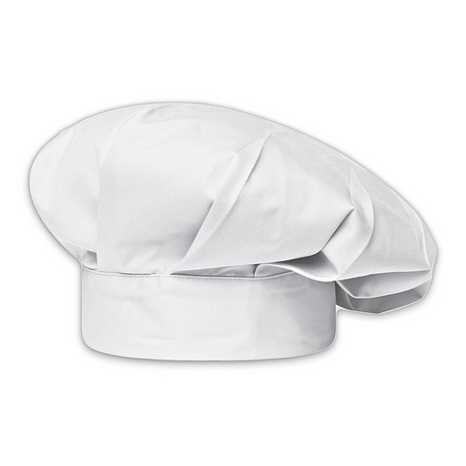 [GA-445V00-101-UD] Toque grand chef blanc avec velcro – Gary's 445V00