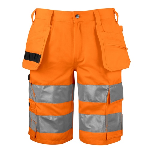 Short de travail avec poches flottantes haute visibilité EN ISO 20471 classe 2 coupe moderne – ProJob 646535